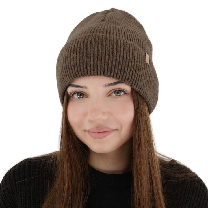 Dame vinterhue, brun, med merinould, Tahoe