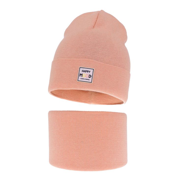 Pige efterår/forår sæt, med bomuld, orange, Mersila