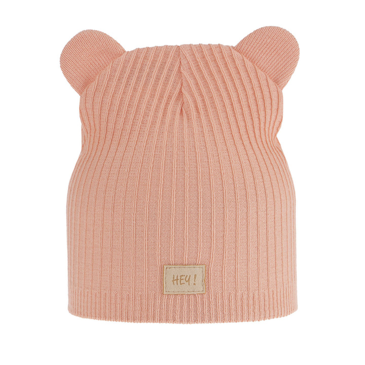 Pige efterår/forår hue, med bomuld, orange, Clarisa