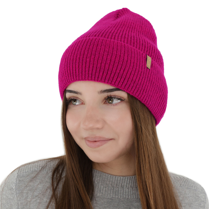 Dame vinterhue, amarantowa, med merinould, Tahoe