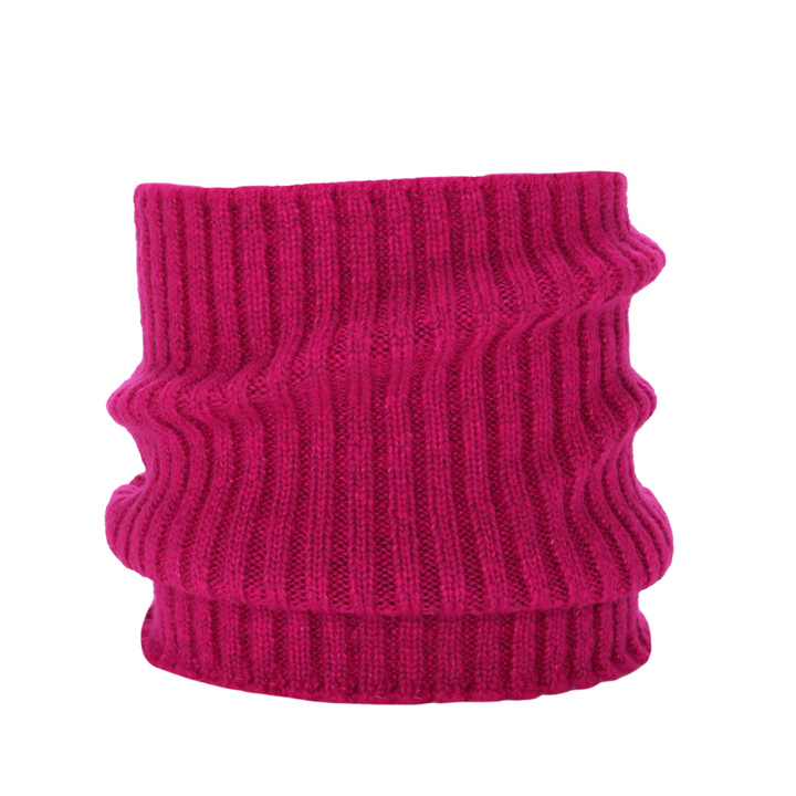 Dame vinter halsrør, amarant, med merinould, Besta