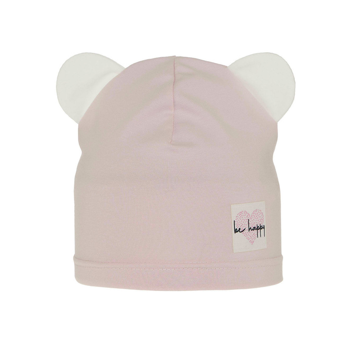 Pige efterår/forår hue, pink, bomuld, Joga