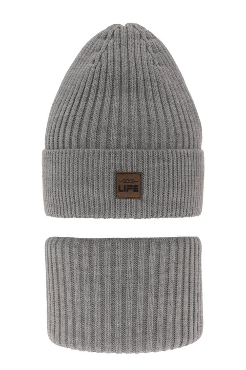 Dreng vintersæt, grå, Basilio