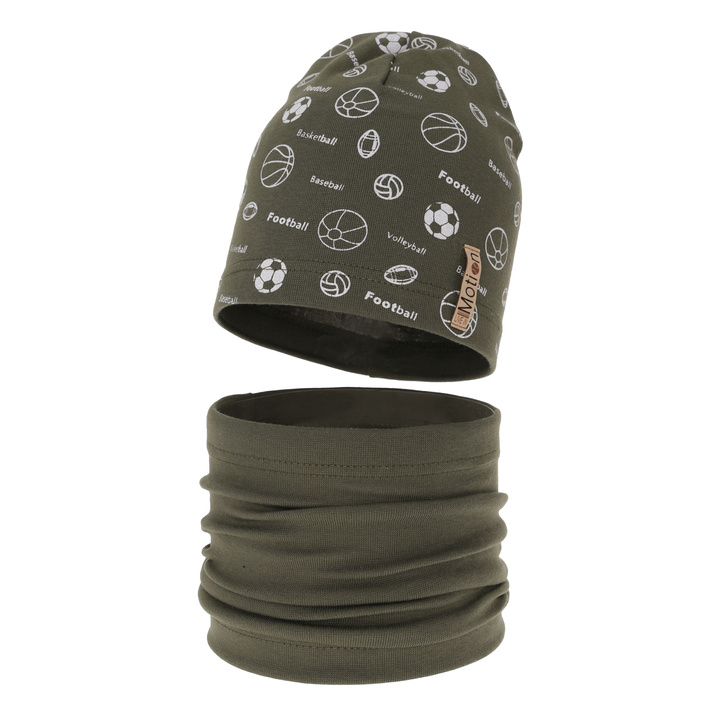 Dreng efterår/forår sæt, khaki, bomuld, Paolo