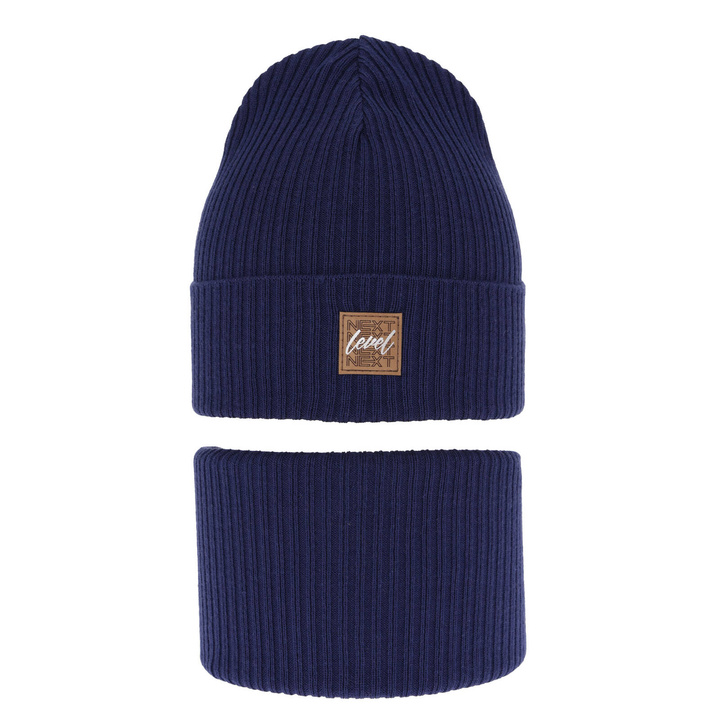 Dreng efterår/forår sæt, med bomuld, navy, Fenix