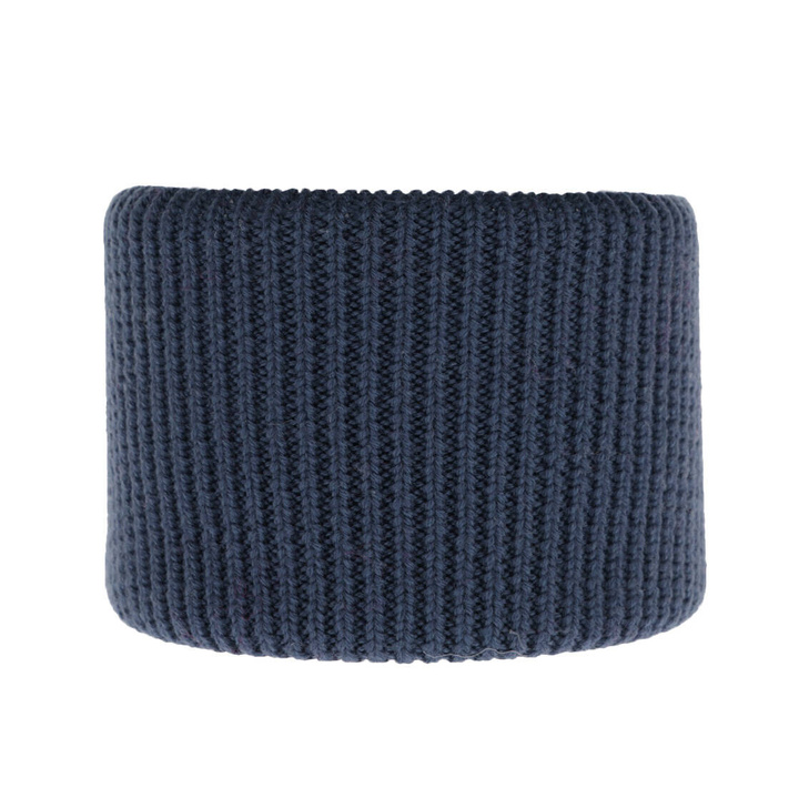 Børn vinter halsrør, navy blå, 100% Merino Uld, Vanilla