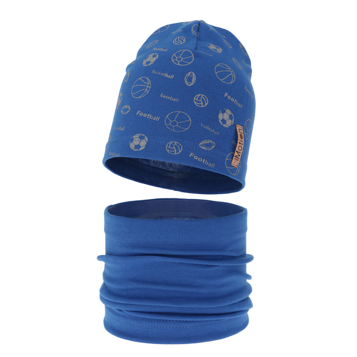 Dreng efterår/forår sæt, blå, bomuld, Paolo