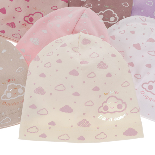 Pige efterår/forår hue, hvid, Klaudyna