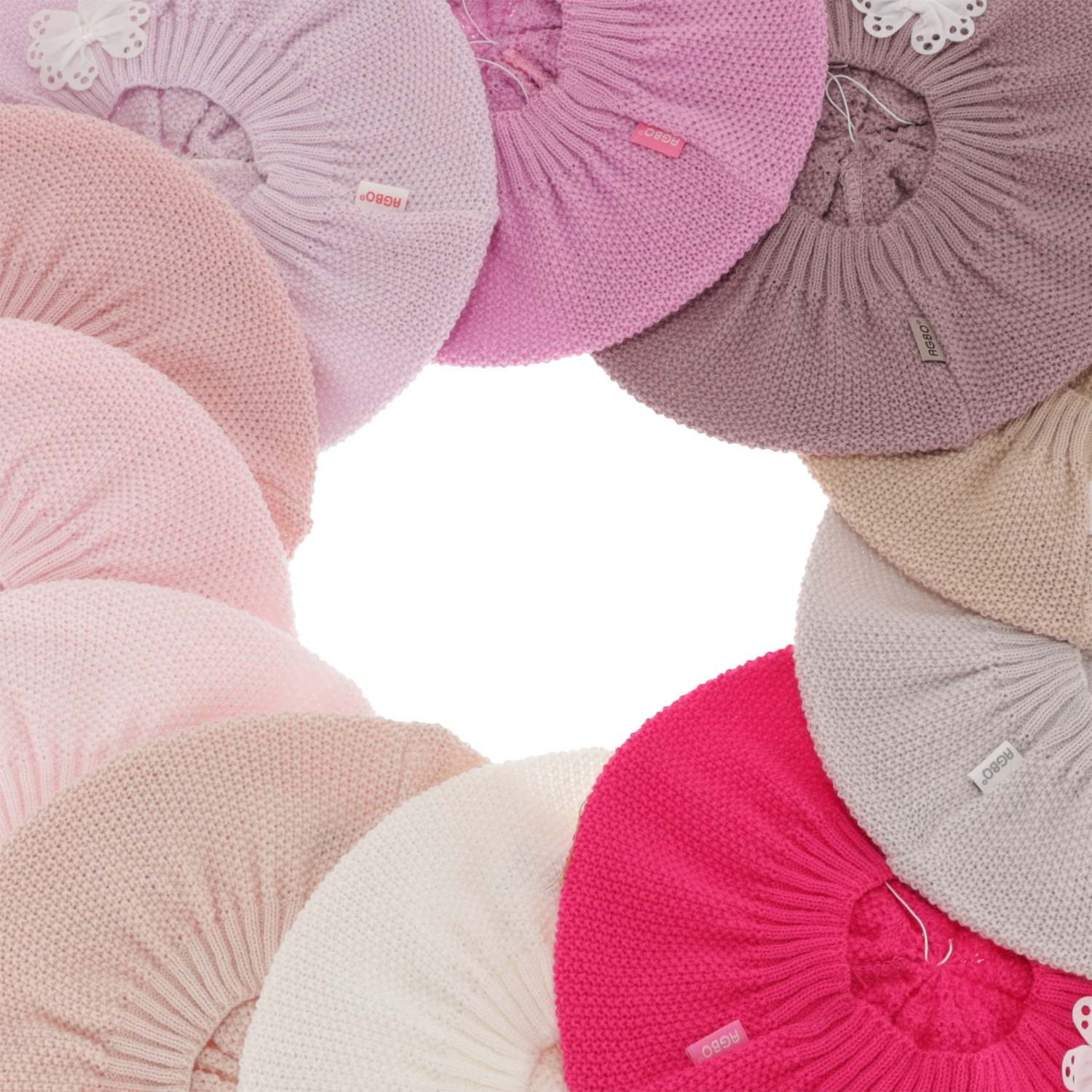 Pige efterår/forår hat, pink, Costanza