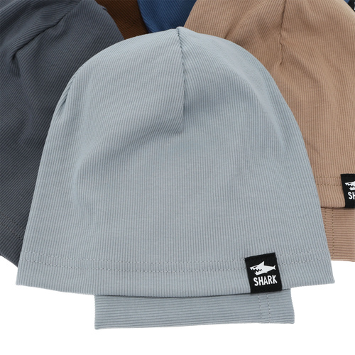 Dreng efterår/forår sæt: hue og halsvarmer, bomuld, beige, Rumel