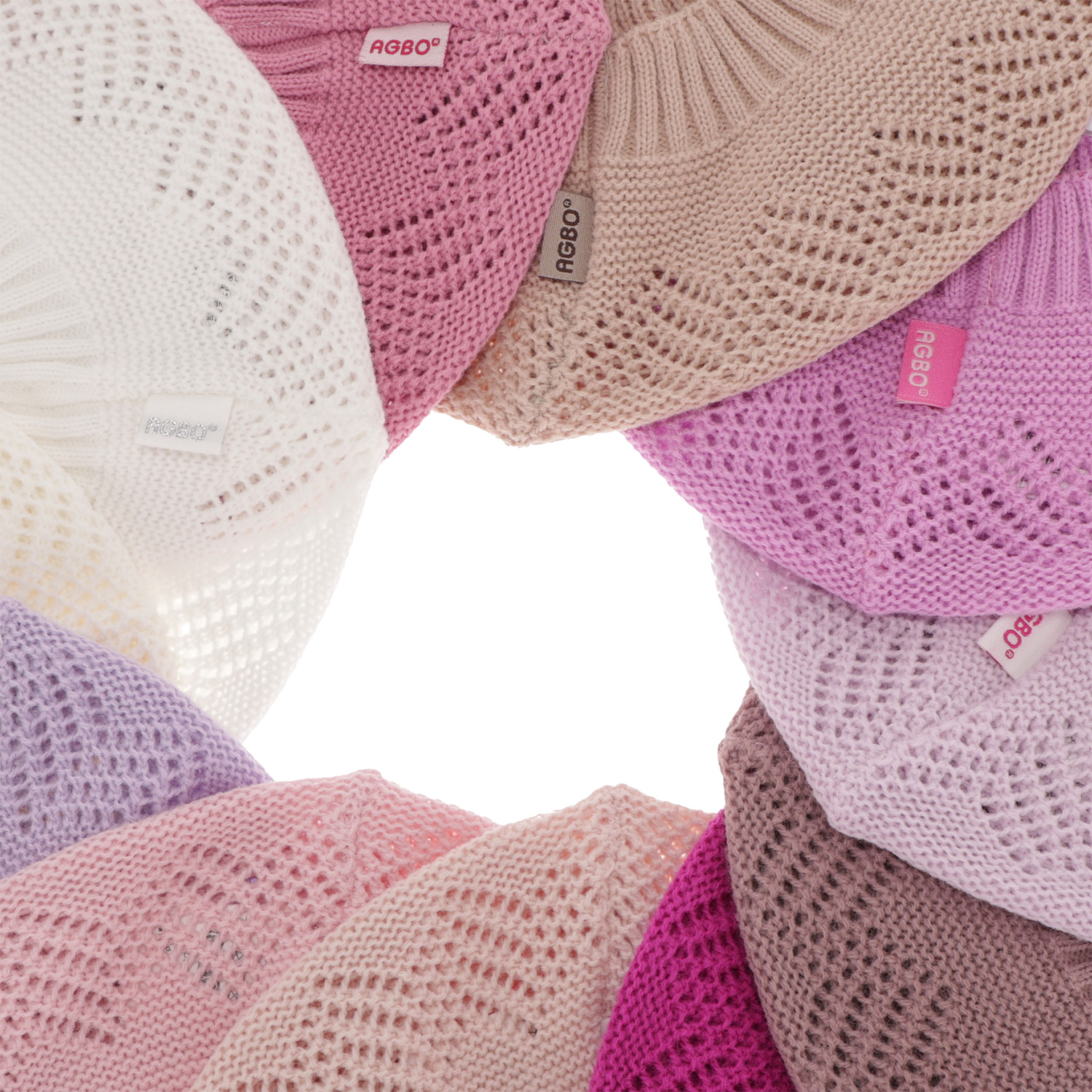 Pige efterår/forår hat, lilla, åbent Filadelfia