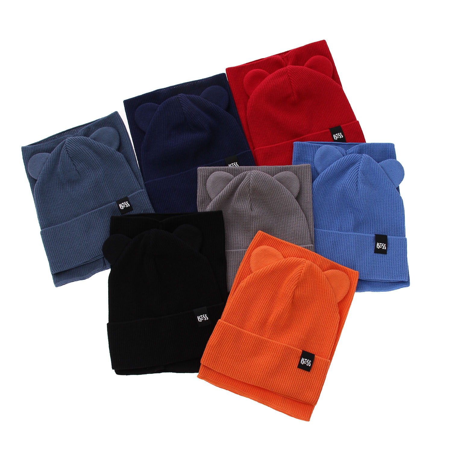 Dreng efterår/forår sæt, med bomuld, blå, Grajan