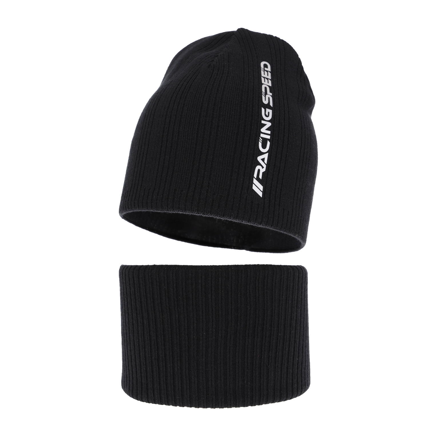 Dreng efterår/forår sæt, med bomuld, sort, Kolorado