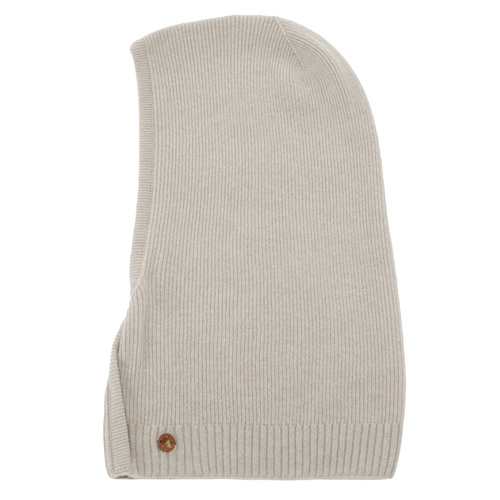 Balaclava efterår, vinter, dame, beige, merinould med kashmir, Kiruna