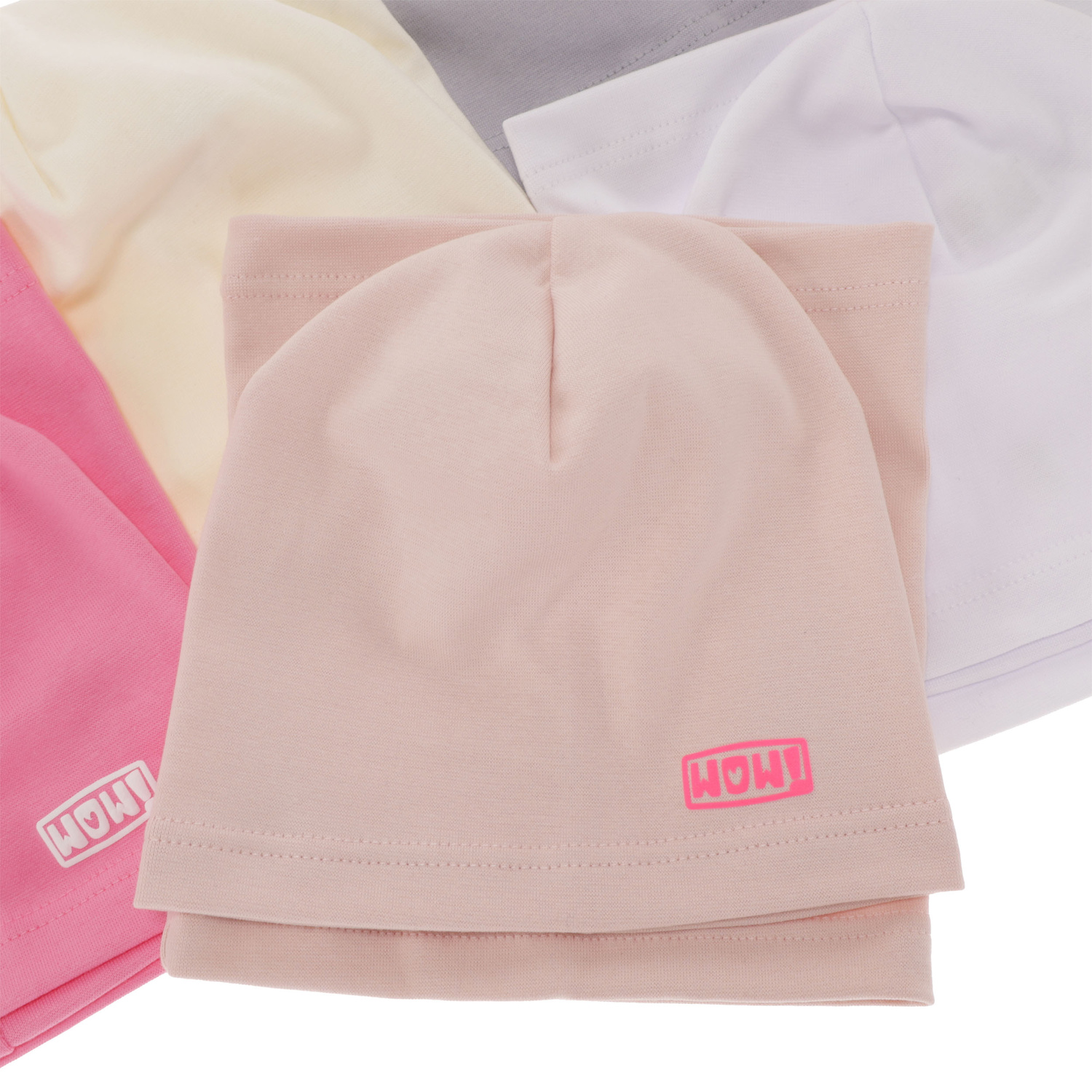 Pige efterår/forår sæt: hue og halsvarmer, sort, bomuld, Friza