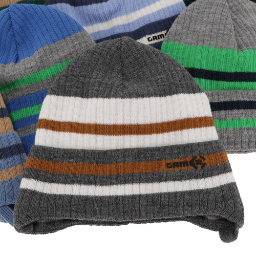 Dreng efterår/forår hue, brun, med bindebånd, Oleander