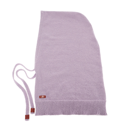 Dame vinter balaclava, vinter, lilla, med merinould, Elizabeth