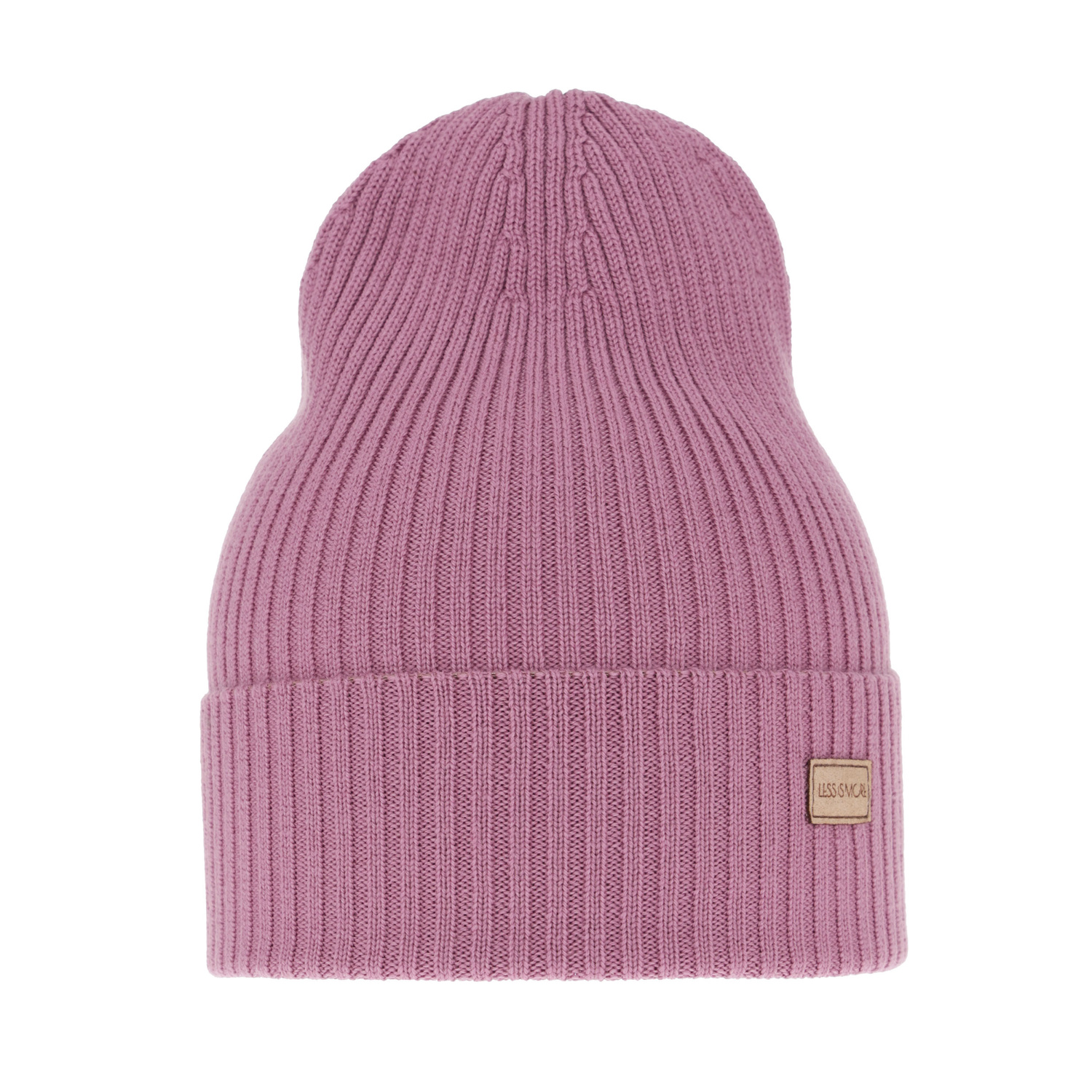 Dame vinter/forår hue, violet, med merinould, Sophie