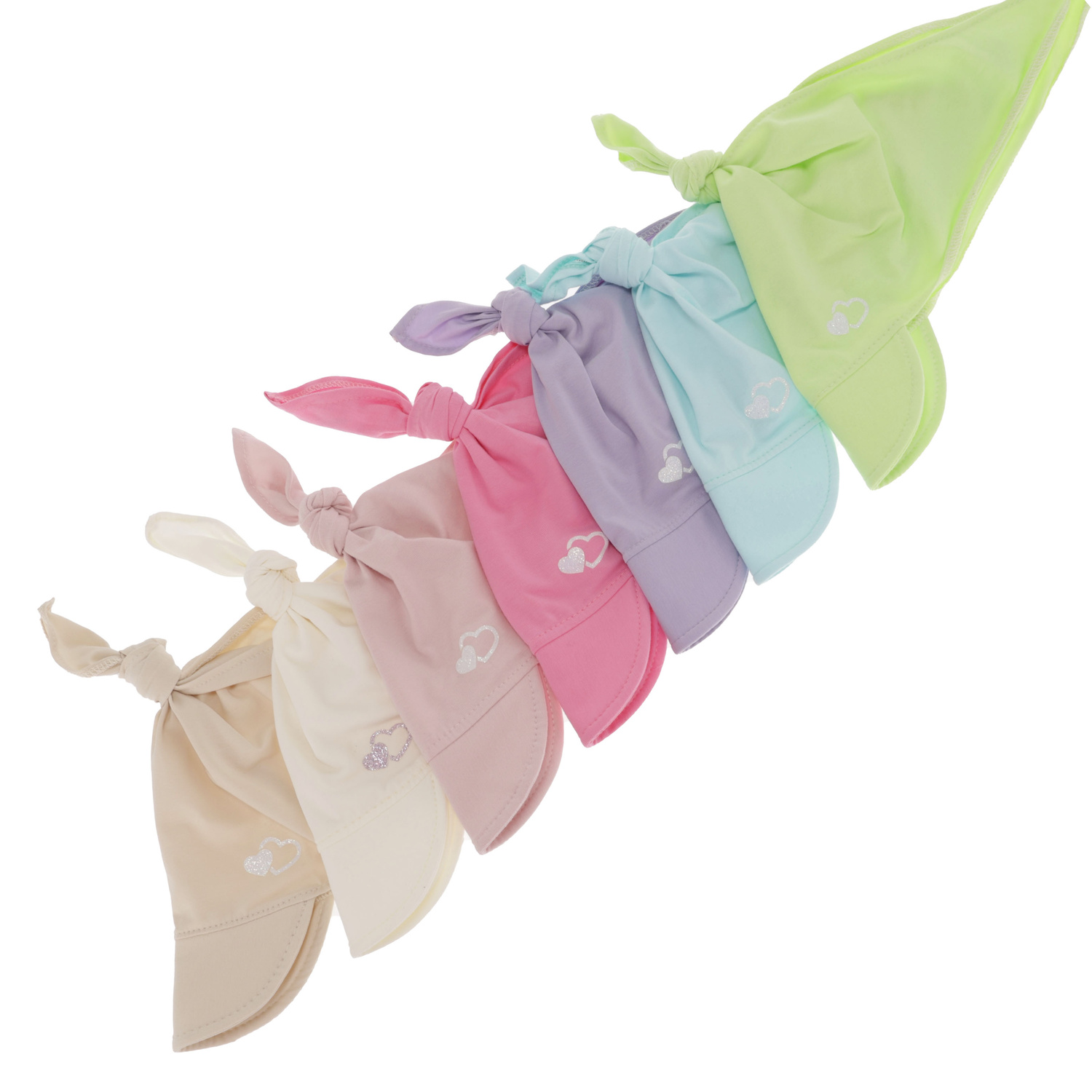 Pige hat, beige, bomuld, Irene