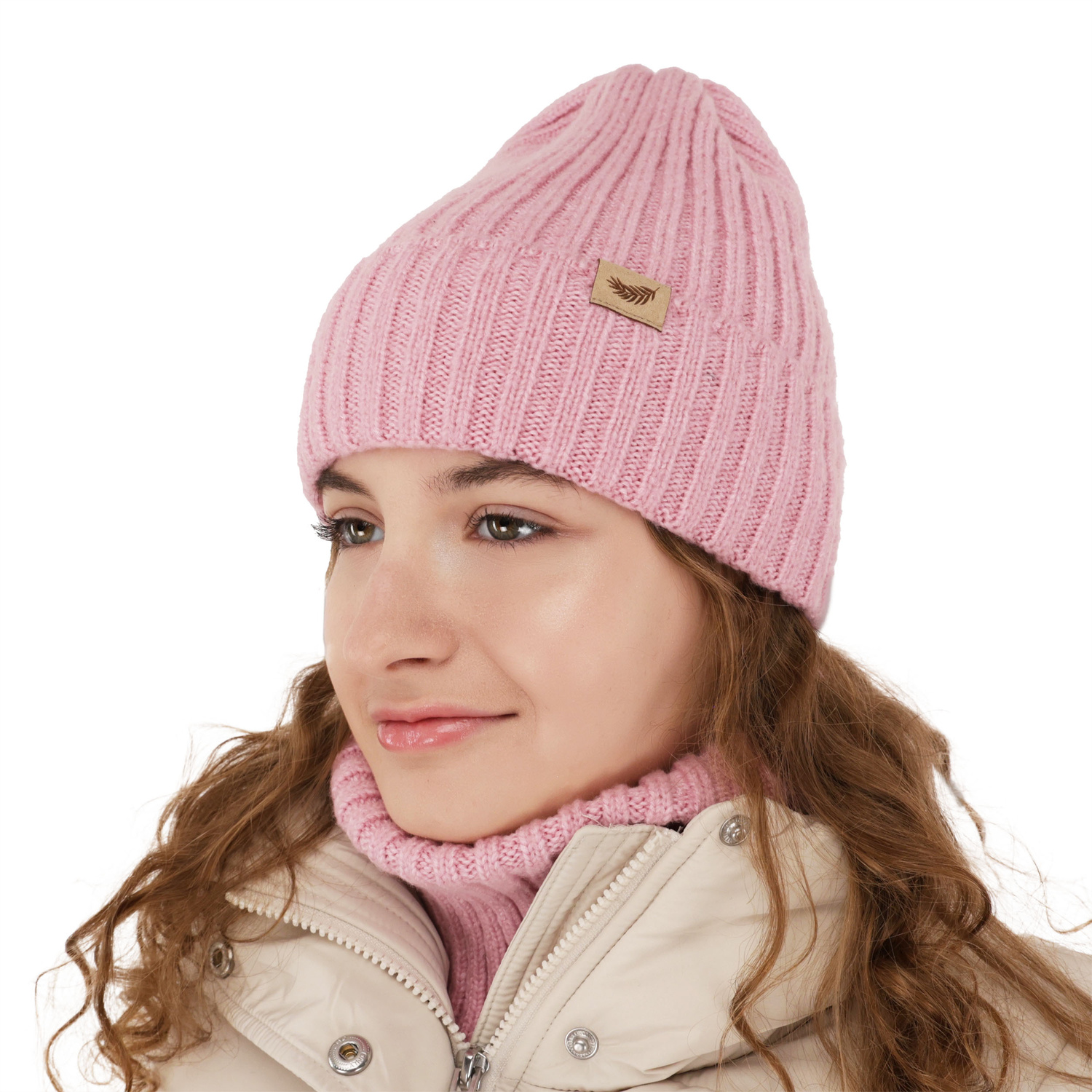 Pige vintersæt, grå, med merinould, Karmina