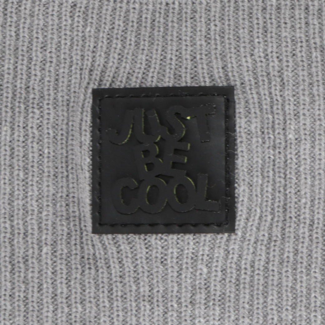 Dreng efterår/forår sæt: hue og halsvarmer, med bomuld, jasnoszary, Jonas