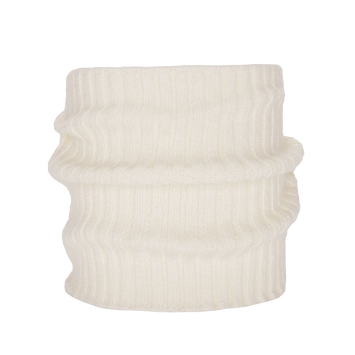 Dame vinter halsrør, krem, med merinould, Besta