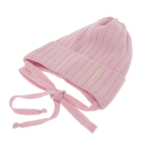 Pige efterår/forår hue, beige, 100% bomuld, Zanetta