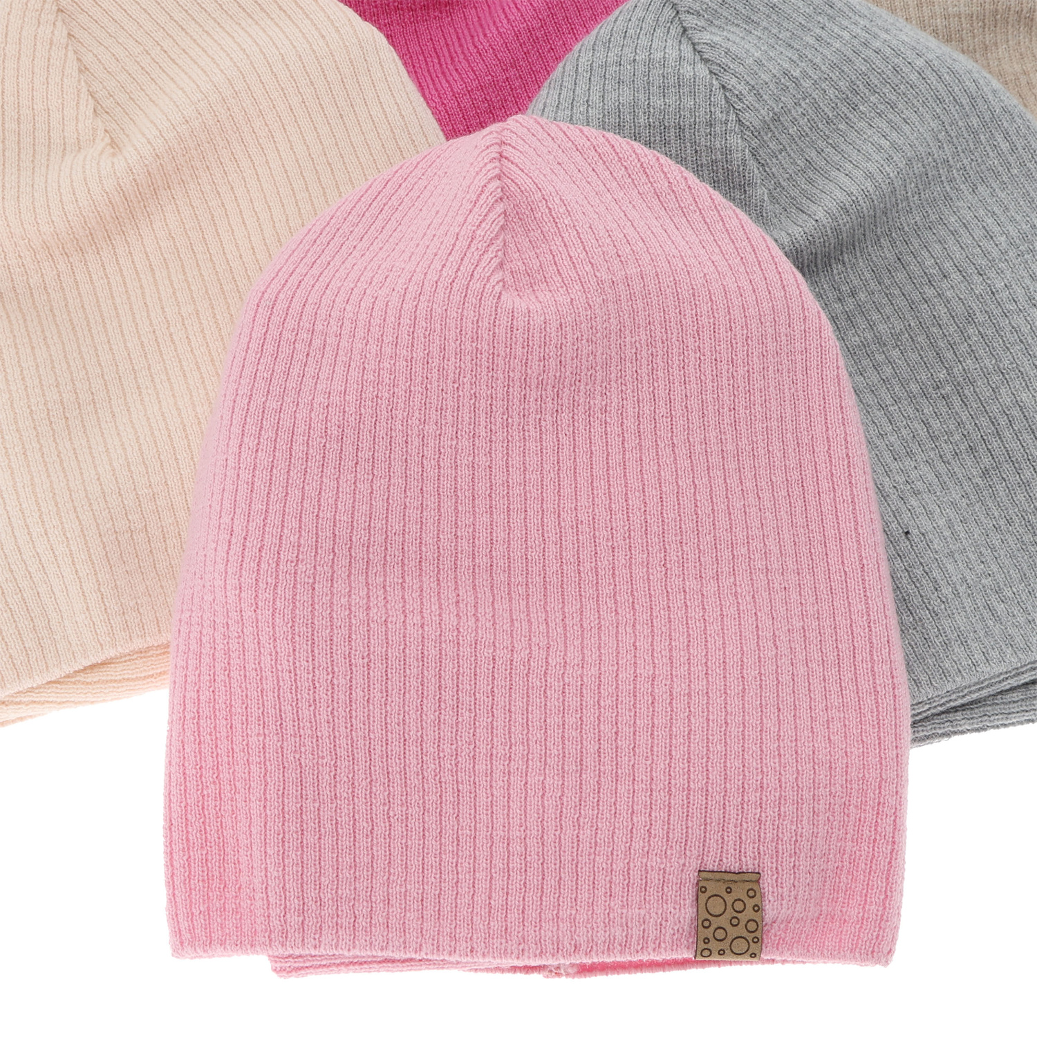 Pige efterår/forår sæt, lys rosa, 100% merinould, Ricona