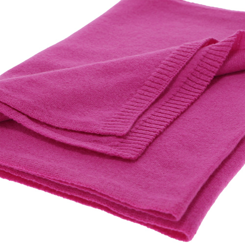 Dame vintertørklæde, lyserød, merinould med kashmir, Irenia