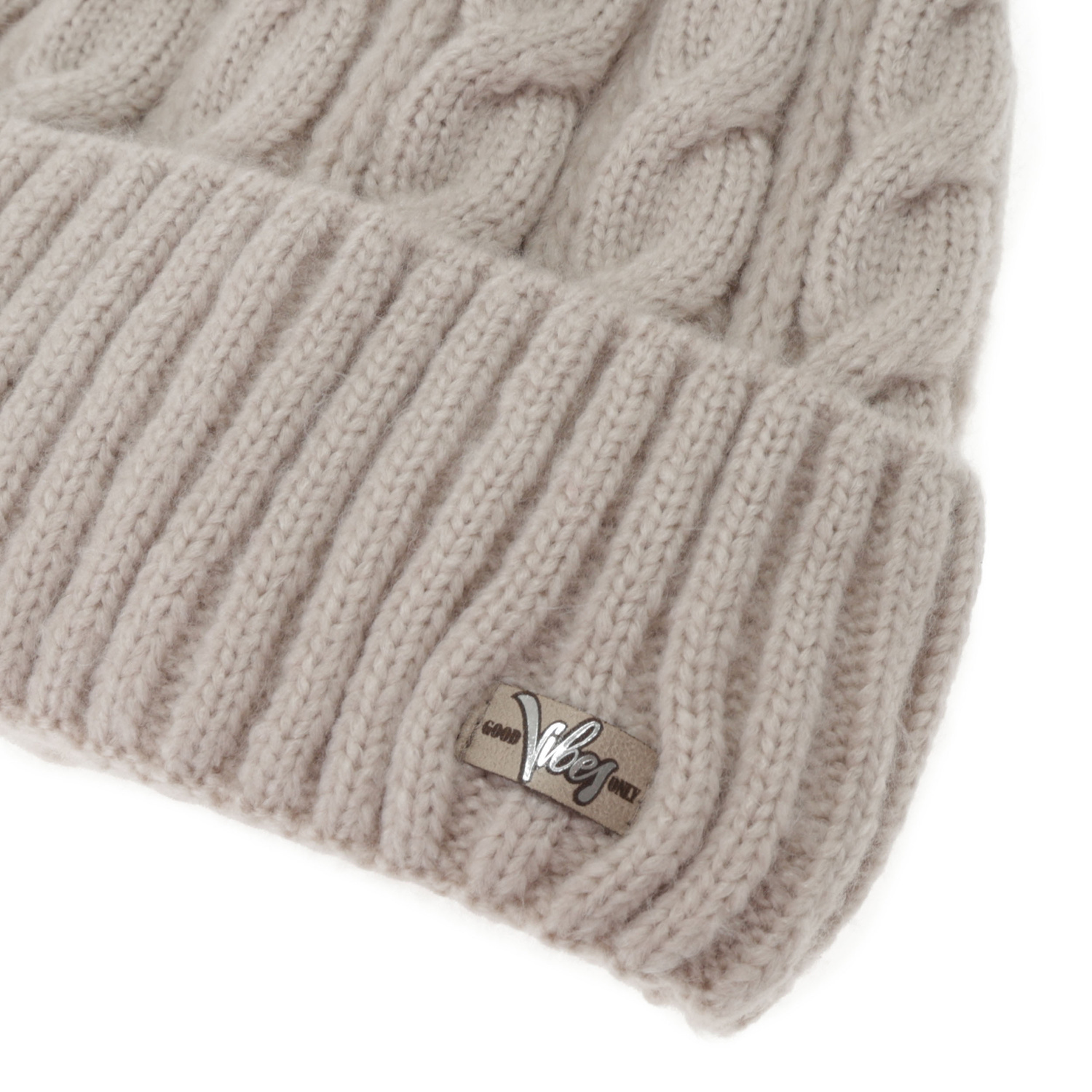 Dame vintersæt: hue og tørklæde, grå, Lunetta