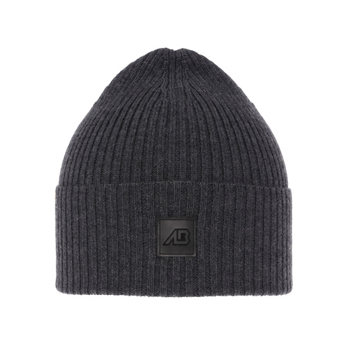 Herre vinter/efterår hue, grå, 100% Merino Uld, Matias