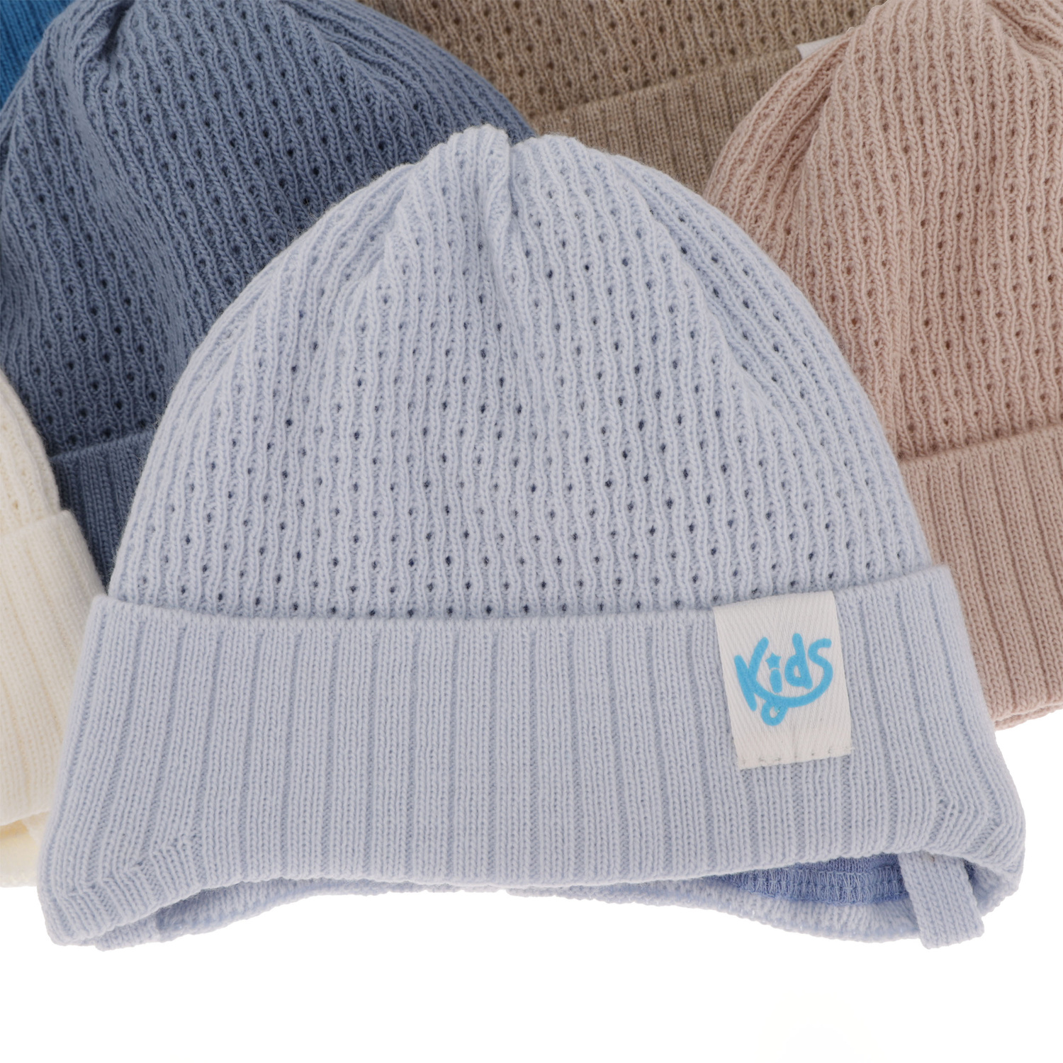 Dreng efterår/forår hue, hvid, med bindebånd, Galvani