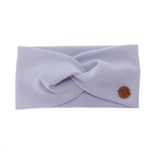 Pige efterår/forår pandebånd, lilla, med bomuld, Kasjana