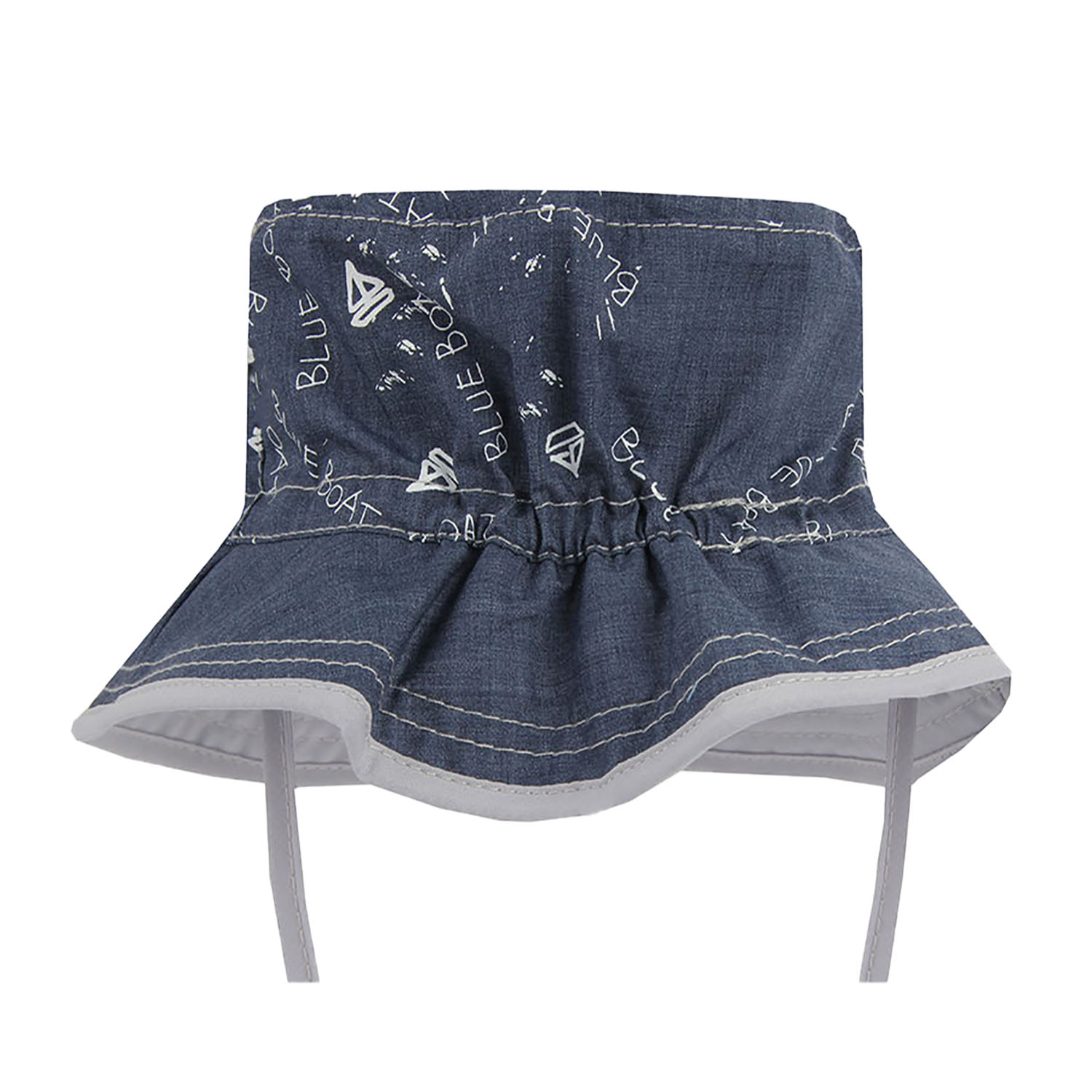 Dreng hat, efterår/forår, grå, foret med bomuld, Boat