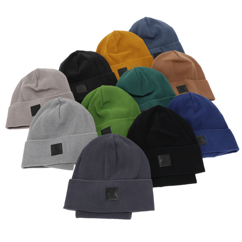 Dreng efterår/forår sæt: hue og halsvarmer, med bomuld, beige, Jonas