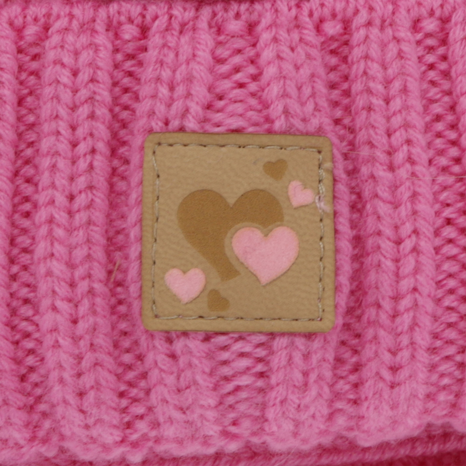 Pige hue og halsedisse, vinter sæt, beige, 100% merinould, foret med uld fleece, Ronia