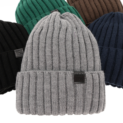 Dreng vintersæt: hue og halsrør, smaragdgrøn, Baster