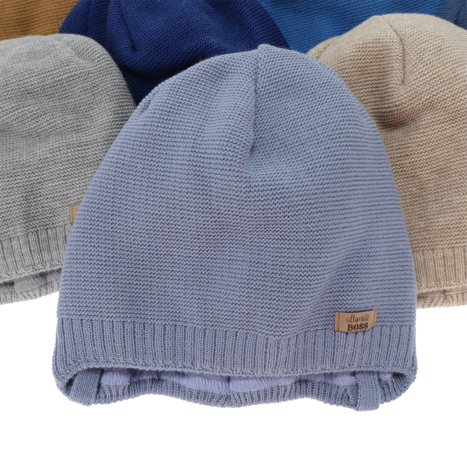 Dreng efterår/forår hue, grøn, med bindebånd, Valdis