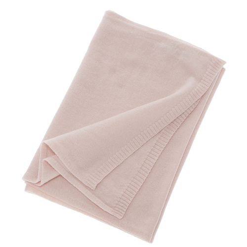 Dame vintertørklæde, lyserød, med merinould og kashmir, Irenia