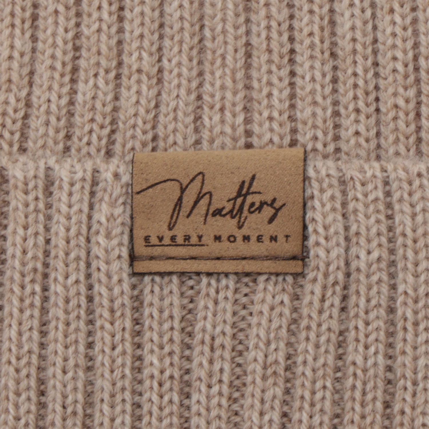 Dame efterår/forår hue, lyserød, 100% Merino Uld, sømløs, Fabrizia