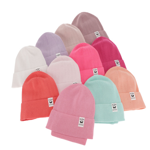 Pige efterår/forår sæt, med bomuld, hvid, Leonita