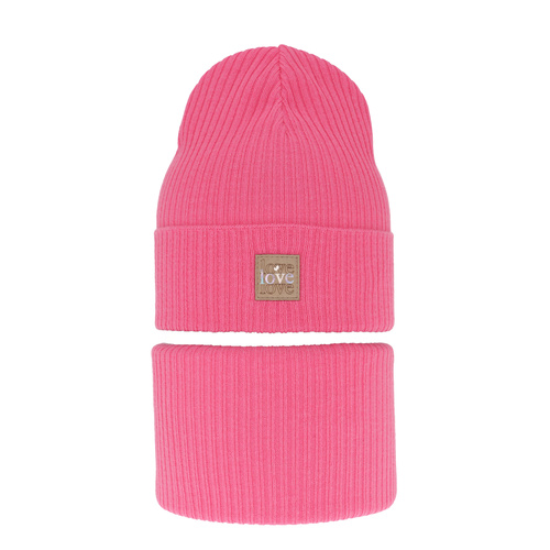 Pige efterår/forår sæt, med bomuld, pink, Furora