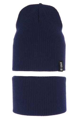 Dreng efterår/forår sæt, med bomuld, granat, Tunis