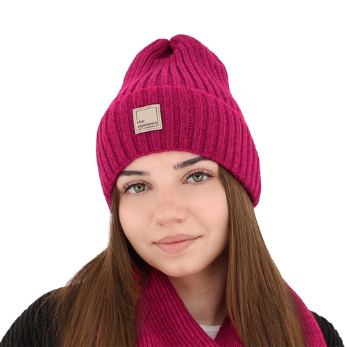 Dame vinterhue, mørkegrå, med merinould, Benedetta