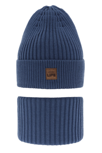 Dreng vintersæt, blå, Basilio