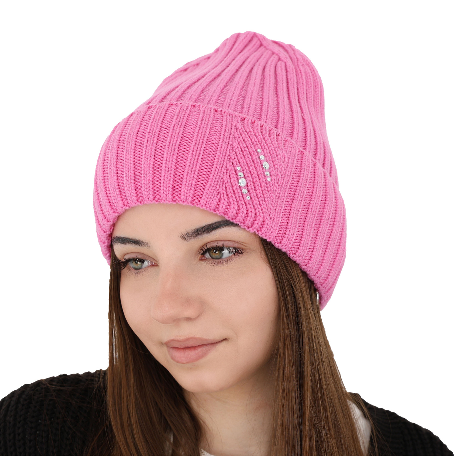 Dame vinterhue, grå, 100% Merino Uld, Ariga