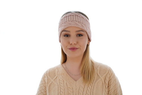 Dame vinter pandebånd, brun, Bera