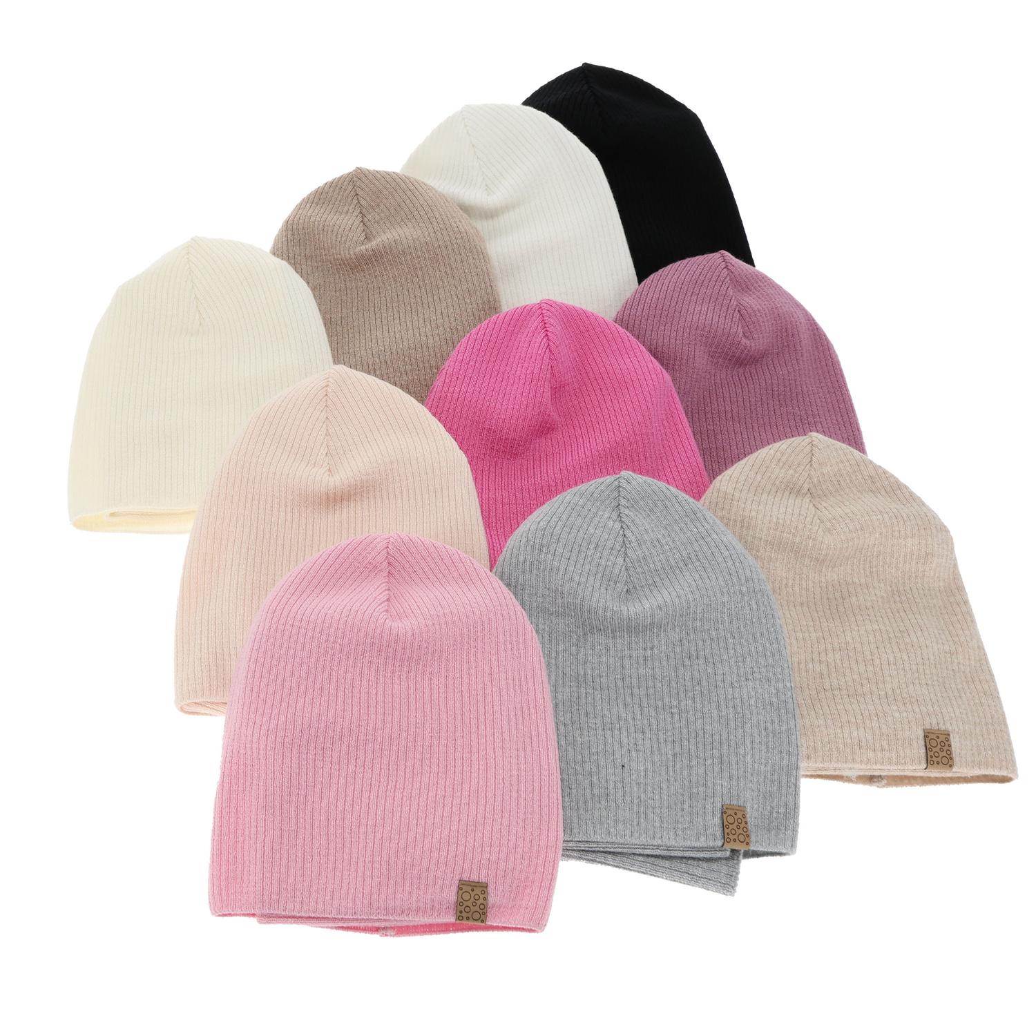 Pige efterår/forår sæt, hvid, med 100% Merino uld, Ricona