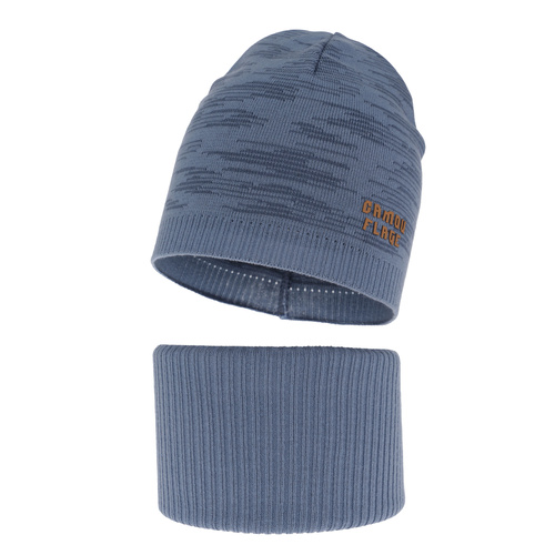 Dreng efterår/forår sæt, med bomuld, blå, Carter