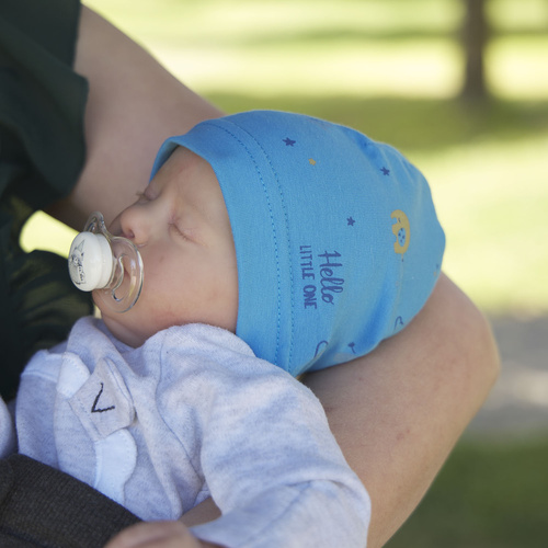 Dreng efterår/forår hue, grøn, foret med bomuld, Afil